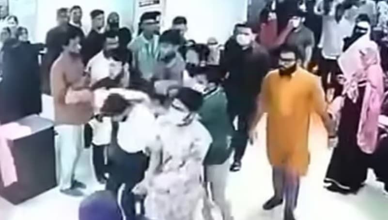 হাসপাতাল থেকে টেনেহিঁচড়ে যুবককে নিয়ে যাওয়া হলো