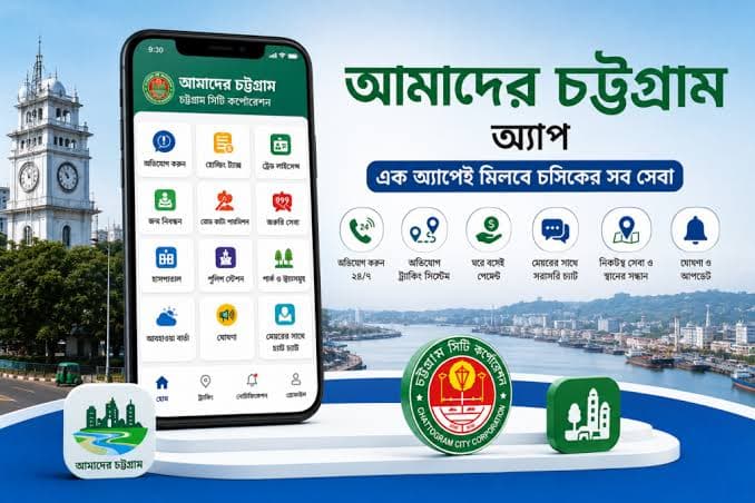 ৩ দিনেই ‘আমাদের চট্টগ্রাম’ অ্যাপে ১০৮ সমস্যার সমাধান